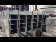 Aisi استاندارد فولاد گالوانیزه H بیم دیوار نگهدارنده با مقاومت آب و هوا عالی