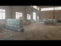 گالوانیزه شده در حال گرم شدن H Beam برای دیوار نگهدارنده پل در ساخت پل