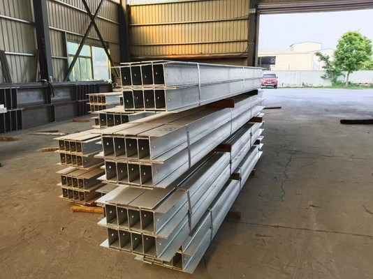 DIN JIS PFC گالوانیزه 100mm C بخش فولادی برای فضای باز