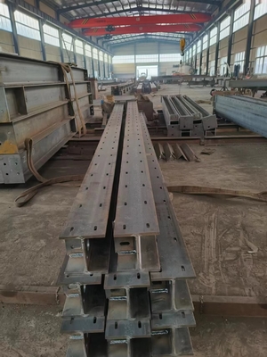 مقاومت در برابر خوردگی 200uc گالوانیزه H Beam Metal Supporting Wall