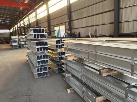 Q235B S355JR فلز گالوانیزه فولادی H Beam Posts Hot Dip