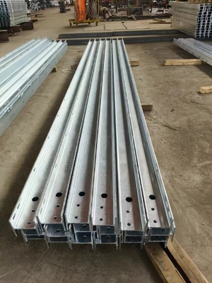 G300 گالوانیزه شده I Beam Supporting Wall Steel Structure ساختمان OEM