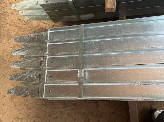 مقاومت بالای خوردگی گالوانیزه شده I Beam Supporting Wall Powering Infrastructure با استاندارد AISI JIS ASTM DIN و BS