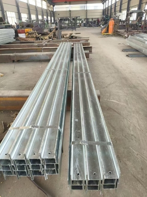 Q235B درجه Aisi استاندارد H Beam Galvanized برای صنایع